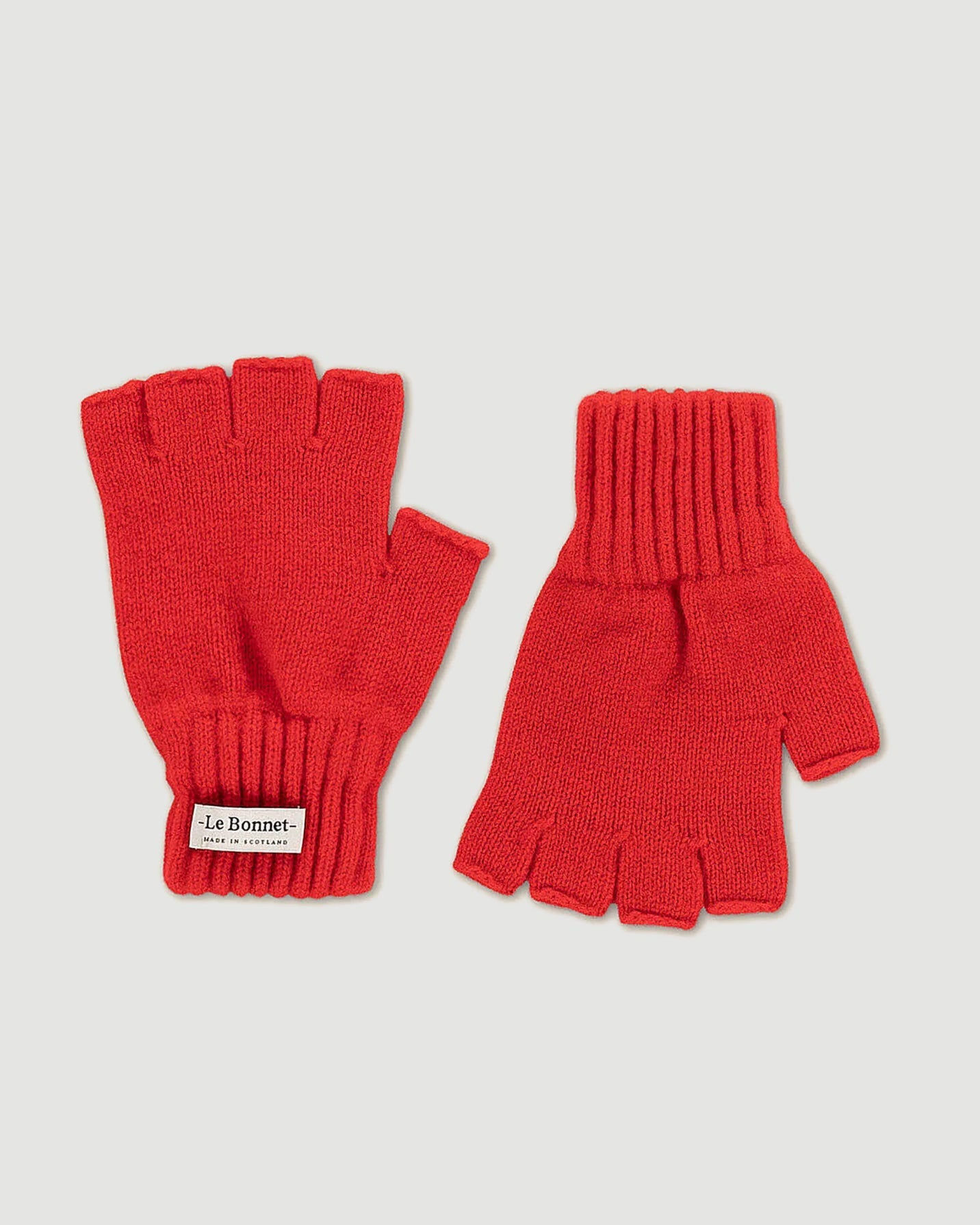 Le Bonnet Gloves Fingerless Crimson Gloves Men
