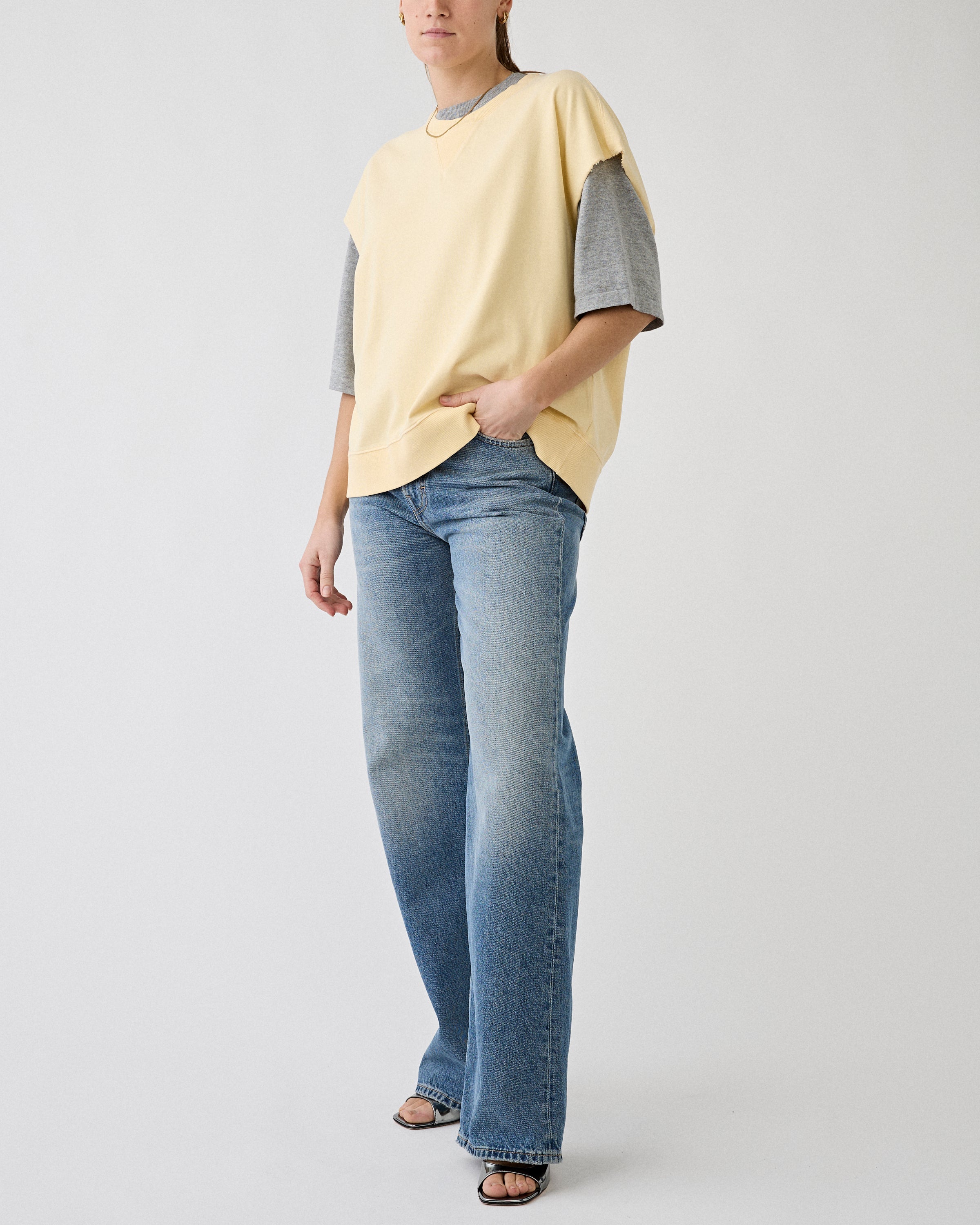 Haikure Korea Nordic Blue Denim Women