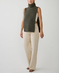 Christian Wijnants Kawsar Knitted Top Forest Melange Knitwear Women