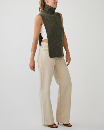 Christian Wijnants Kawsar Knitted Top Forest Melange Knitwear Women