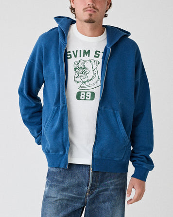 Visvim Jumbo SB Hoodie Lt. Indigo F.Z. Sweater Men
