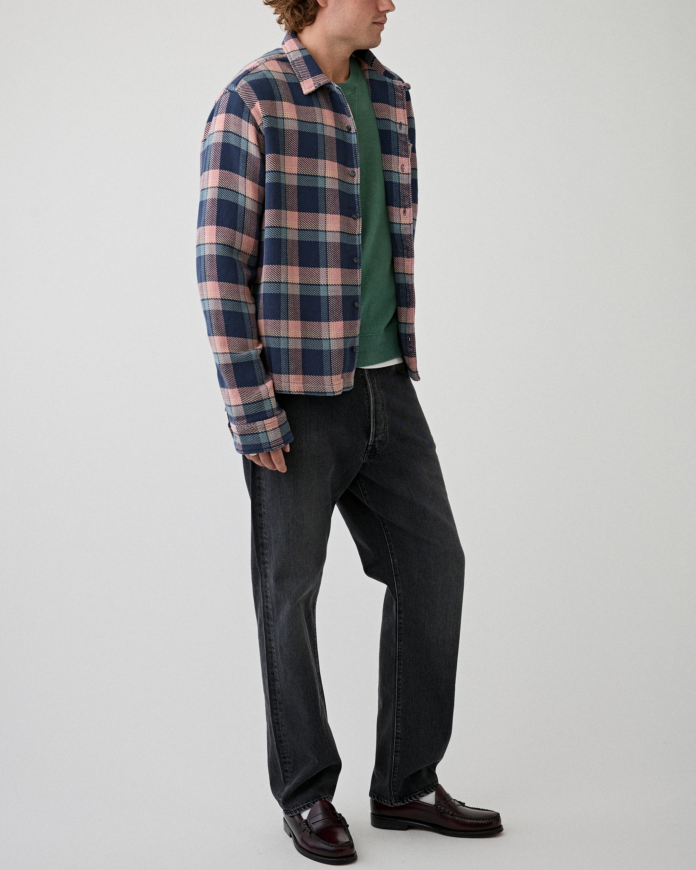 Tenue. Camp Shirt LS Flannel Check Shirt L/S Men