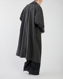 A.P.C. Manteau Droit Manches Raglant Anthracite JKT Long Women