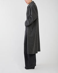 A.P.C. Manteau Droit Manches Raglant Anthracite JKT Long Women