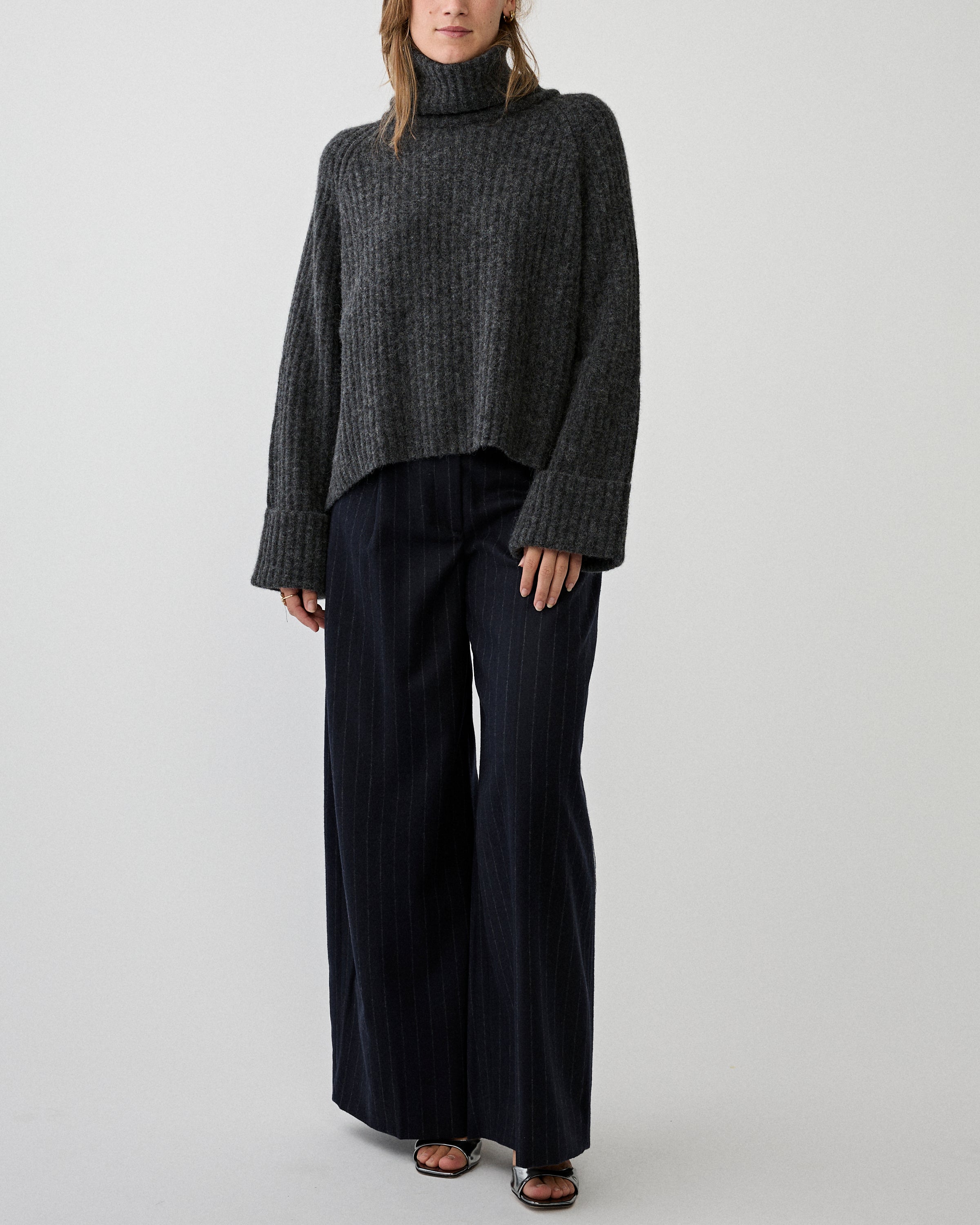 Christian Wijnants Kalda Sweater Anthracite Sweater Women