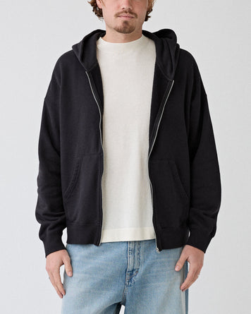 Visvim Ultimate Jumbo SB Hoodie Black F.Z. Sweater Men
