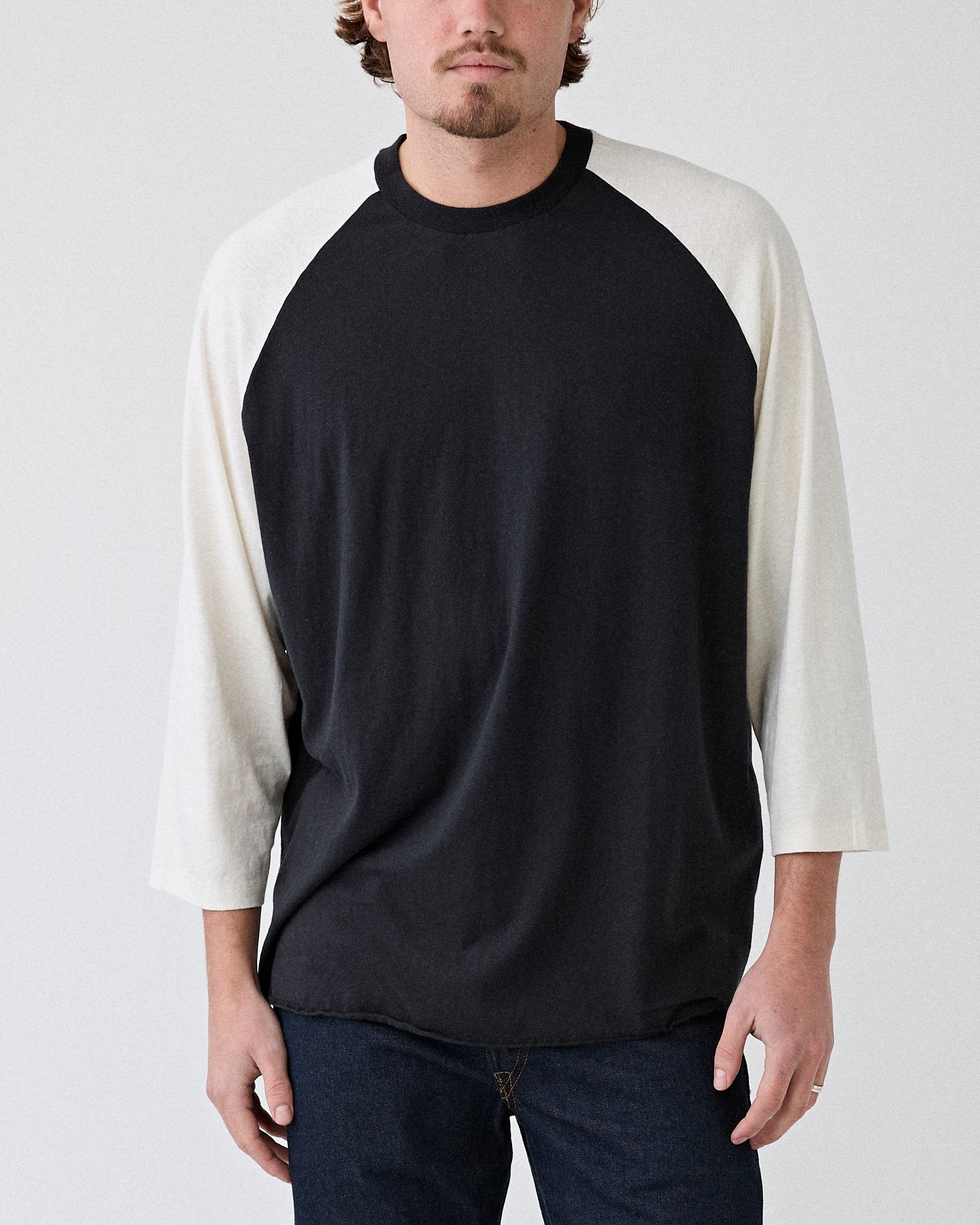 Stockholm Surfboard Club Vinnie T-shirt Black/White T-shirt L/S Men