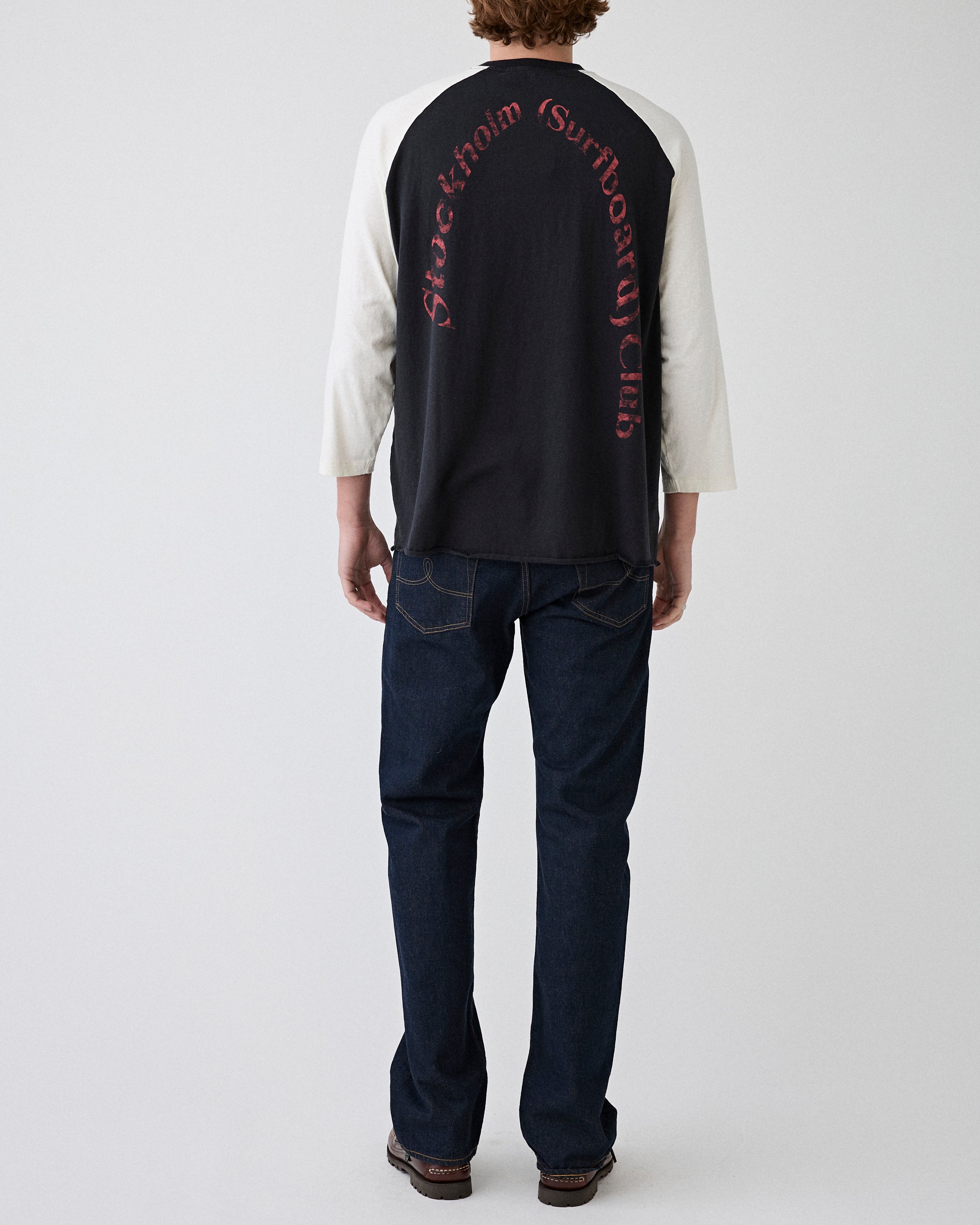 Stockholm Surfboard Club Vinnie T-shirt Black/White T-shirt L/S Men