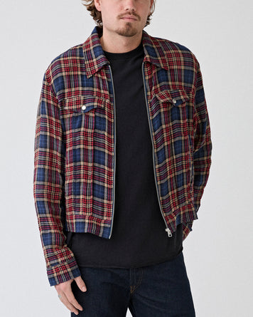 Stockholm Surfboard Club Terrence Shirt Red Check Shirt L/S Men