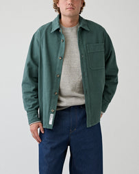 A.P.C. Surchemise Basile Gray Green Shirt L/S Men
