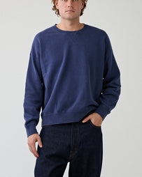 Visvim Jumbo SB Sweat L/S Damaged Navy T-shirt L/S Men