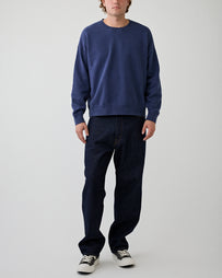 Visvim Jumbo SB Sweat L/S Damaged Navy T-shirt L/S Men
