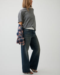 6397 Boy T Washed Grey T-shirt S/S Women