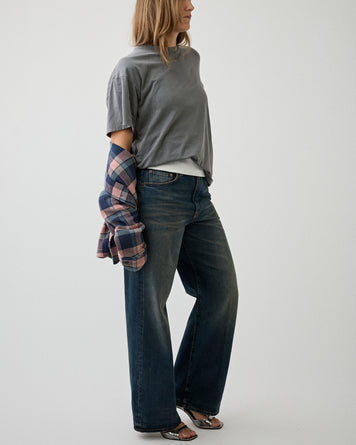 6397 Boy T Washed Grey T-shirt S/S Women