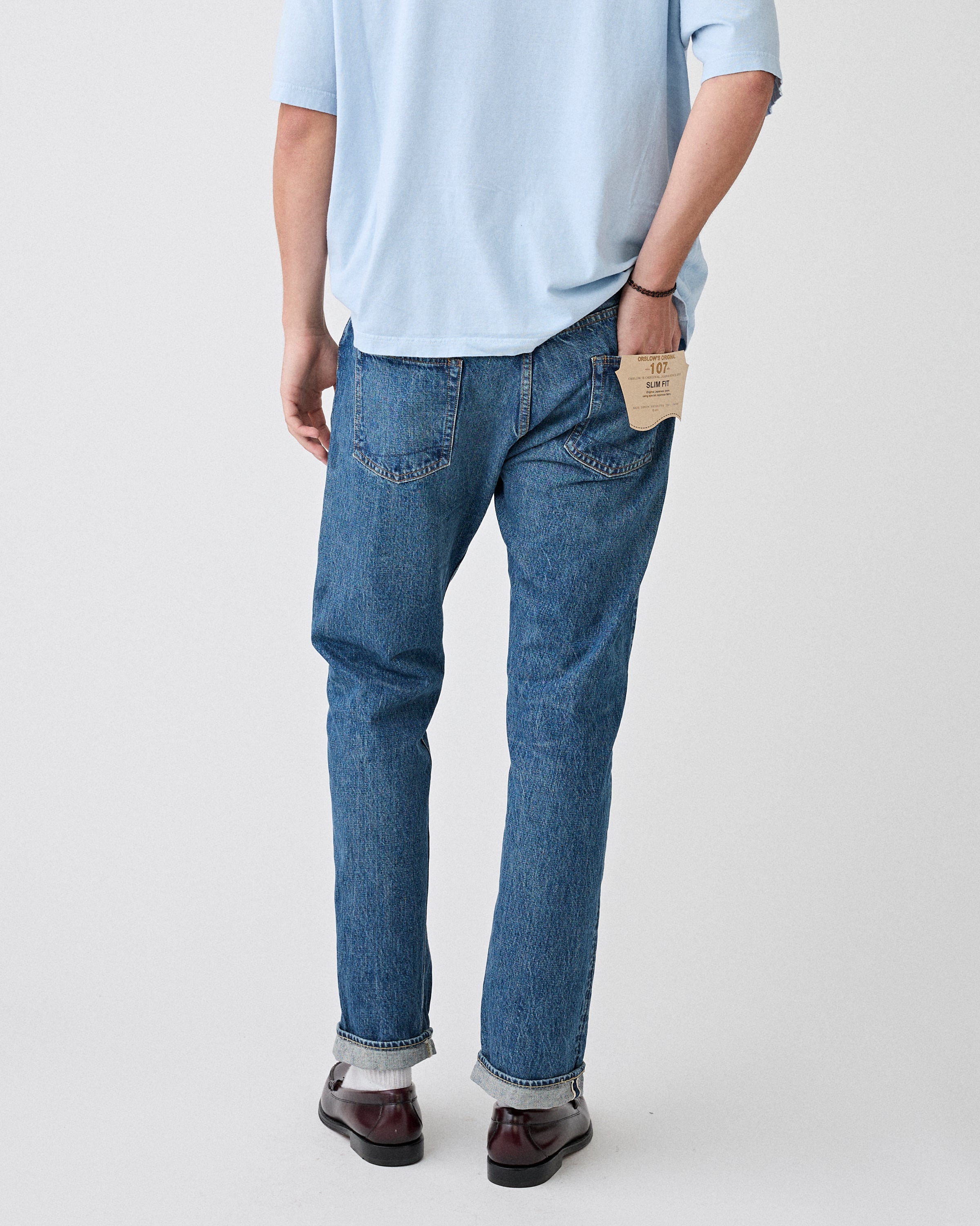 OrSlow – 107 Ivy Fit Selvedge Denim 2 Year Wash – Tenue de Nîmes
