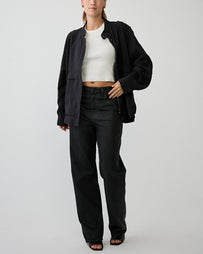 Tenue. Billy Jeans Black Coated Denim Women