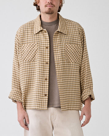 Club Overshirt Yellow Check