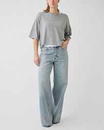 RAFF Cotton Cashmere Short Grey Shorts Women