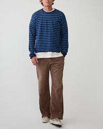 Stockholm Surfboard Club Sune Corduroy Trousers Brown Pants Men