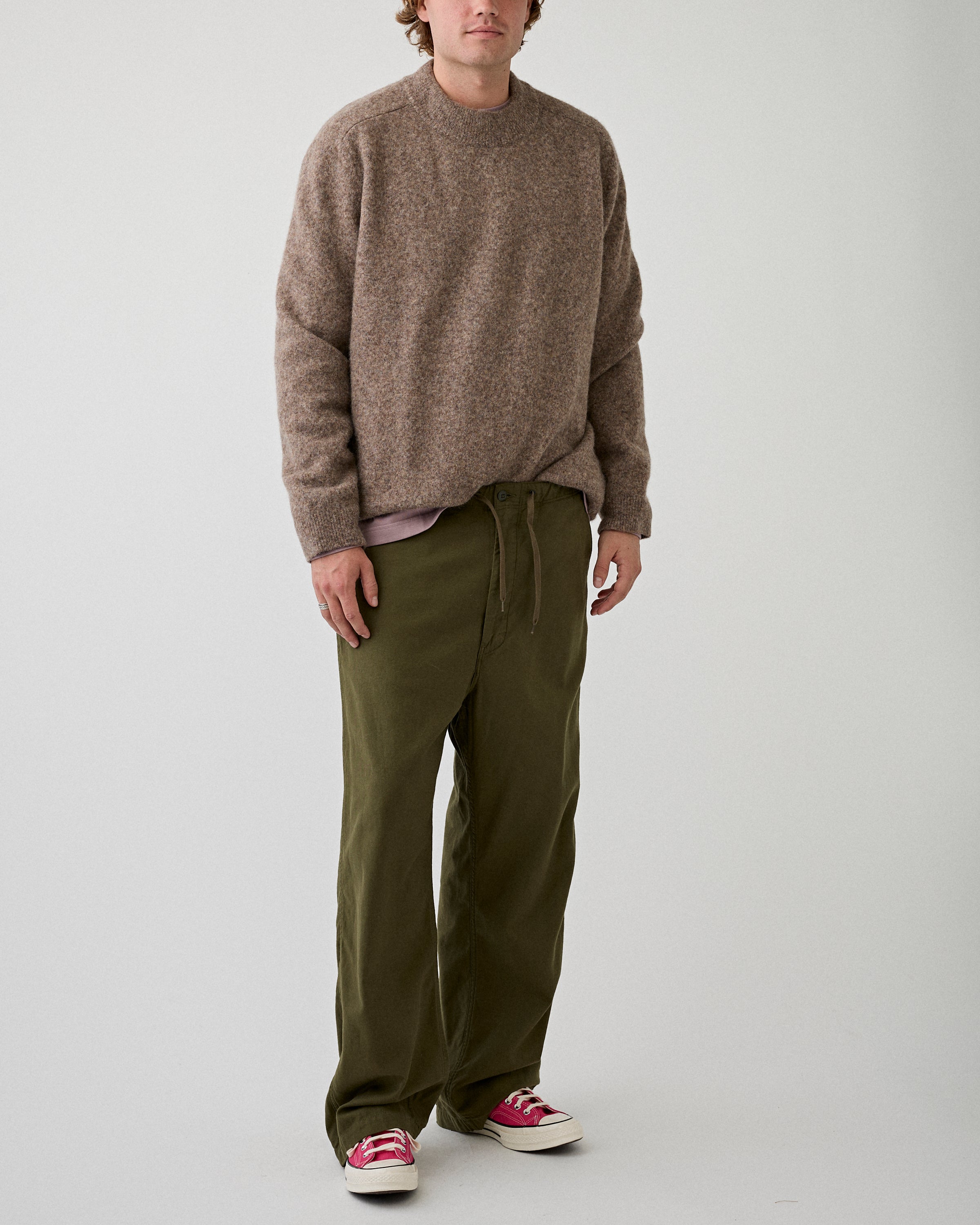 OrSlow Wide Fit New Yorker Dark Olive Pants Men