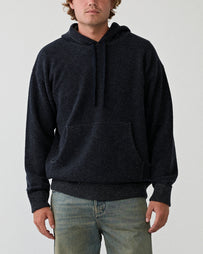 Roberto Collina Cappuccio Hoodie ML Navy / Grigio Knitwear Men