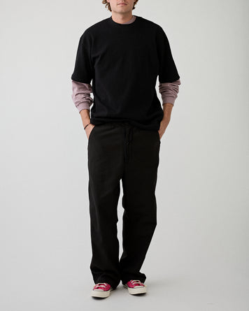 OrSlow Wide Fit New Yorker Black Pants Men
