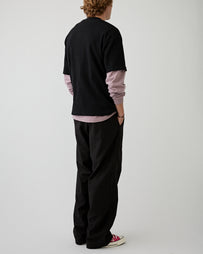 OrSlow Wide Fit New Yorker Black Pants Men