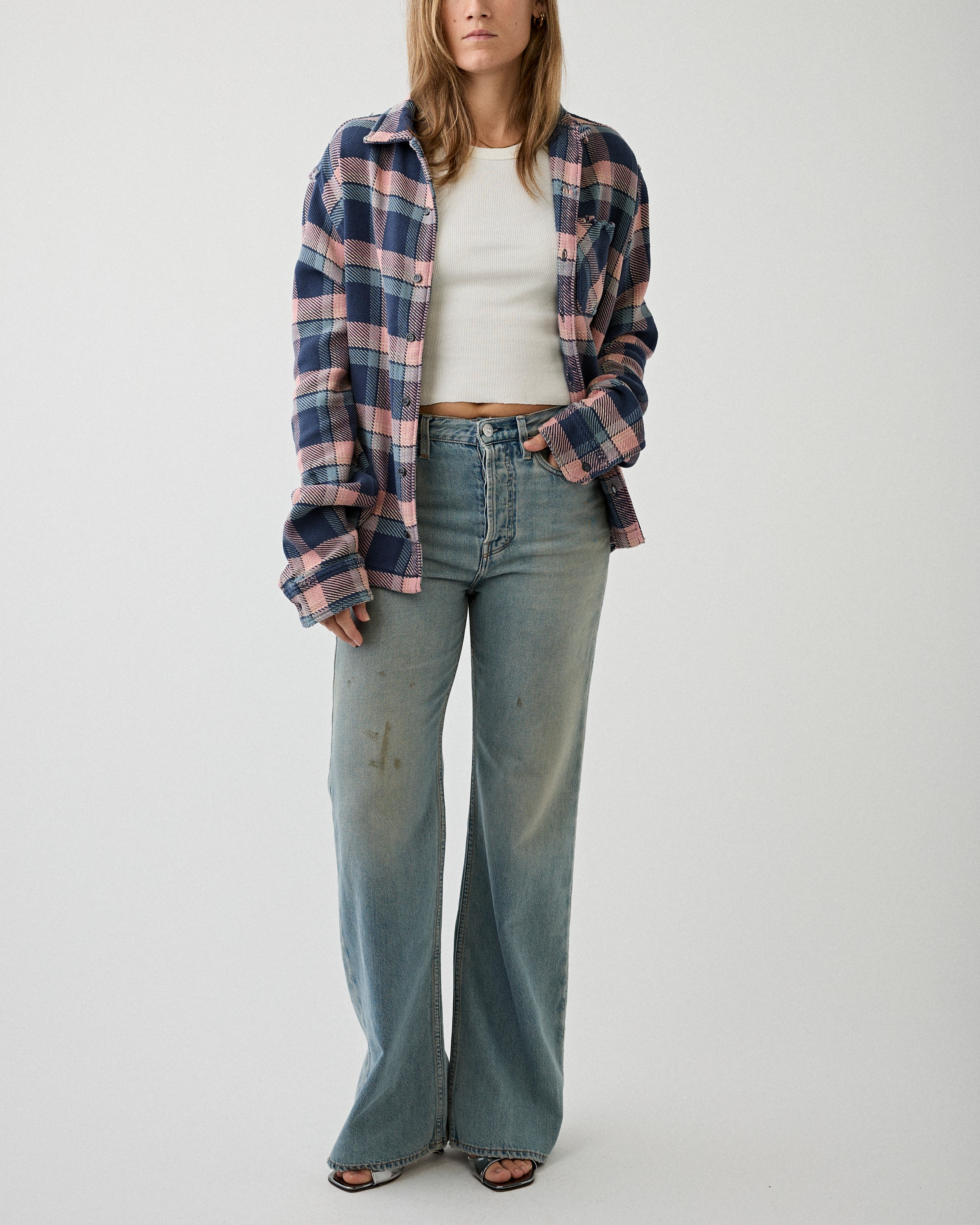 Tenue. Camp Shirt LS Flannel Check Shirt L/S Men
