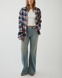 Tenue. Camp Shirt LS Flannel Check Shirt L/S Men