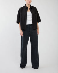 Christian Wijnants Talona Black Shirt S/S Women