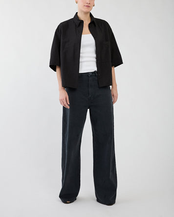 Christian Wijnants Talona Black Shirt S/S Women