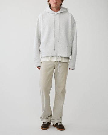 Tenue. Slater Hoodie Light Grey Melange Sweater Men