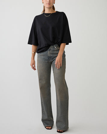 Haikure Korea Ziggy Blue Denim Women