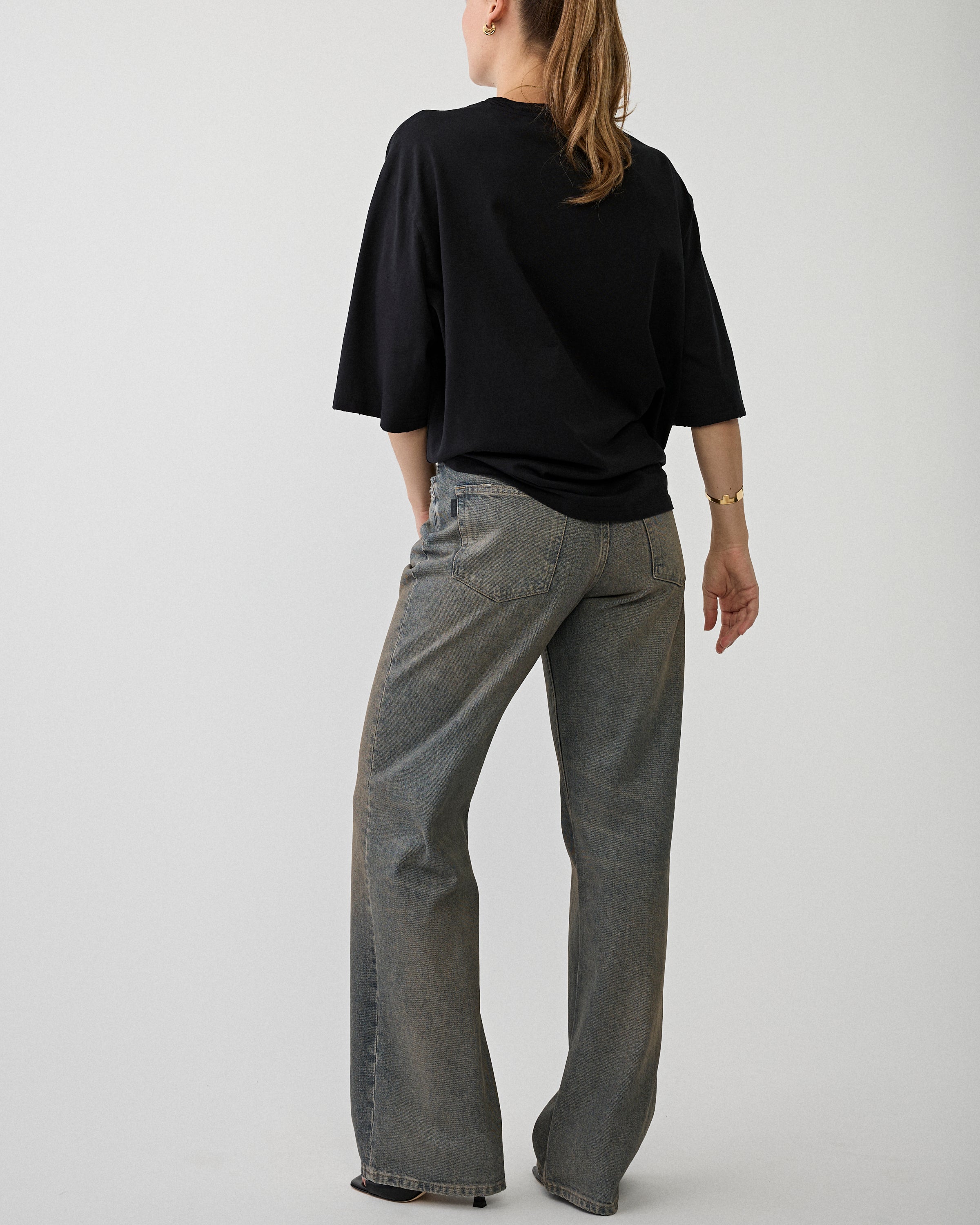Haikure Korea Ziggy Blue Denim Women