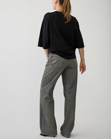 Haikure Korea Ziggy Blue Denim Women