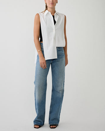 AgoldE Vintage Loose Jean Outbreak Denim Women