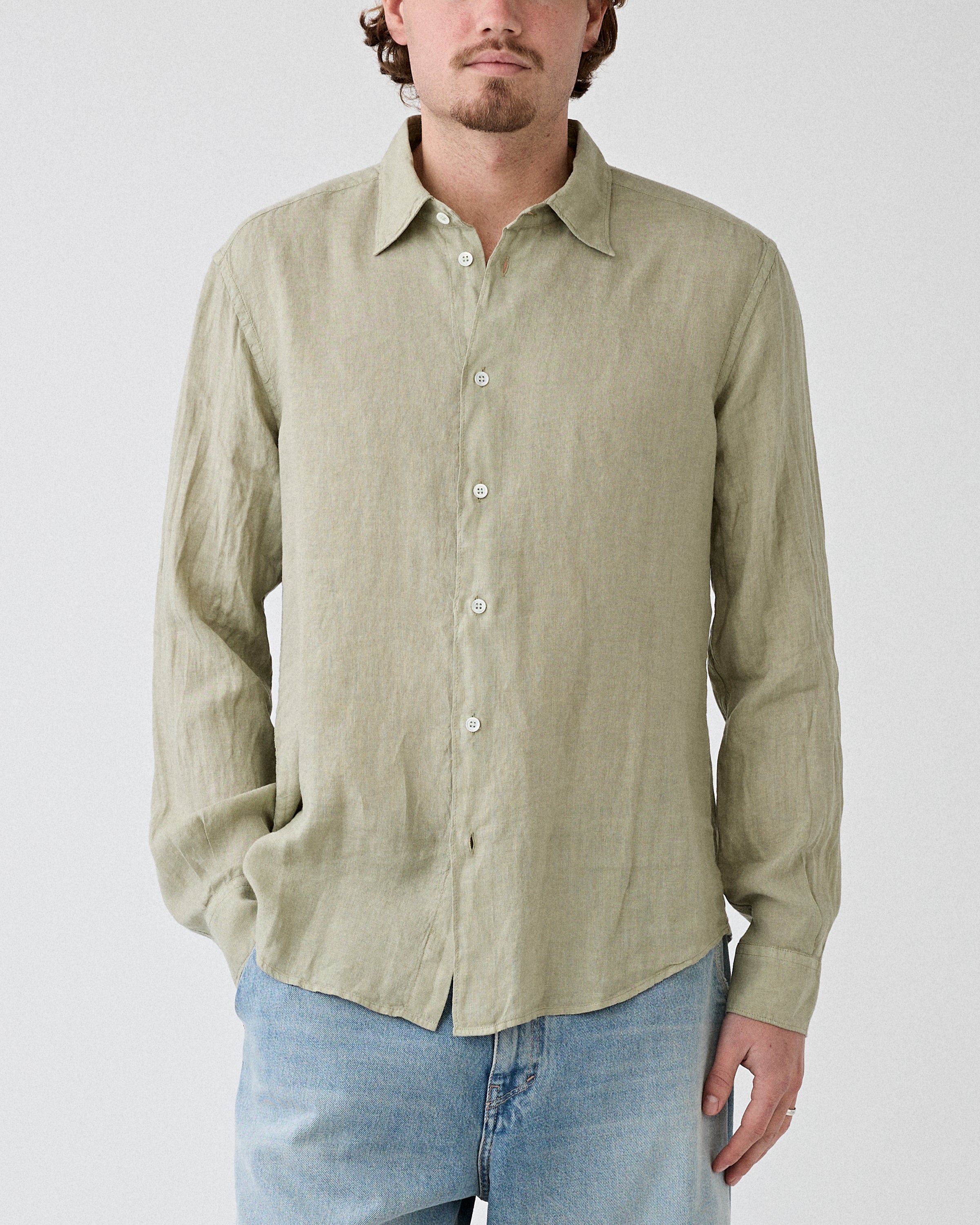 Barena Venezia Shirt Camicia Maridola Salvia Shirt L/S Men