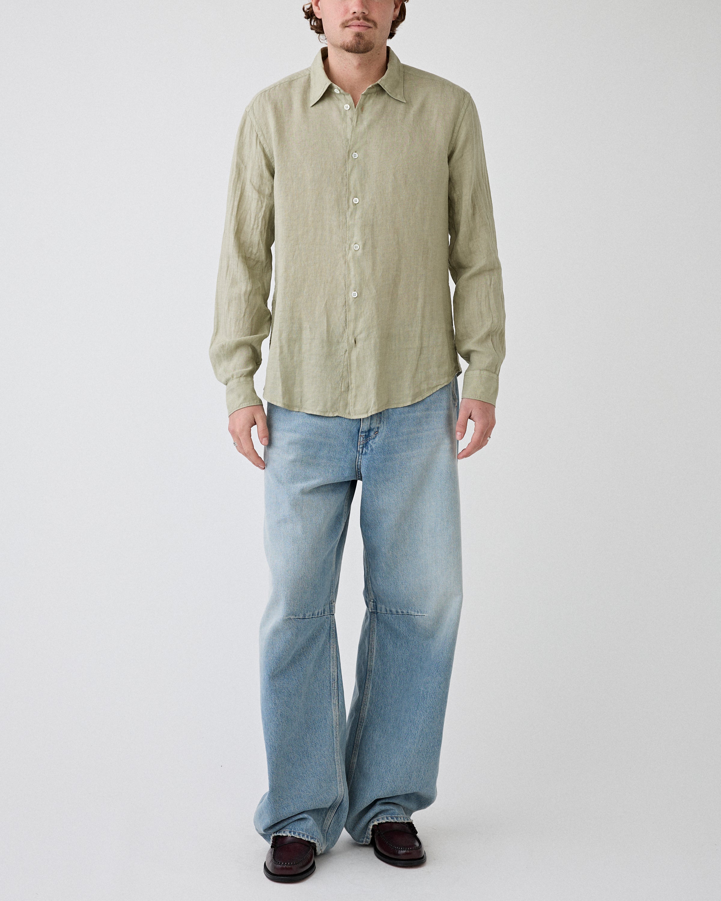 Barena Venezia Shirt Camicia Maridola Salvia Shirt L/S Men