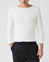 SECOND/LAYER Zero Thermal Vintage White T-Shirt L/S Men
