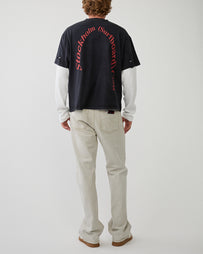 Stockholm Surfboard Club Layer Box Tee Black T-shirt S/S Men