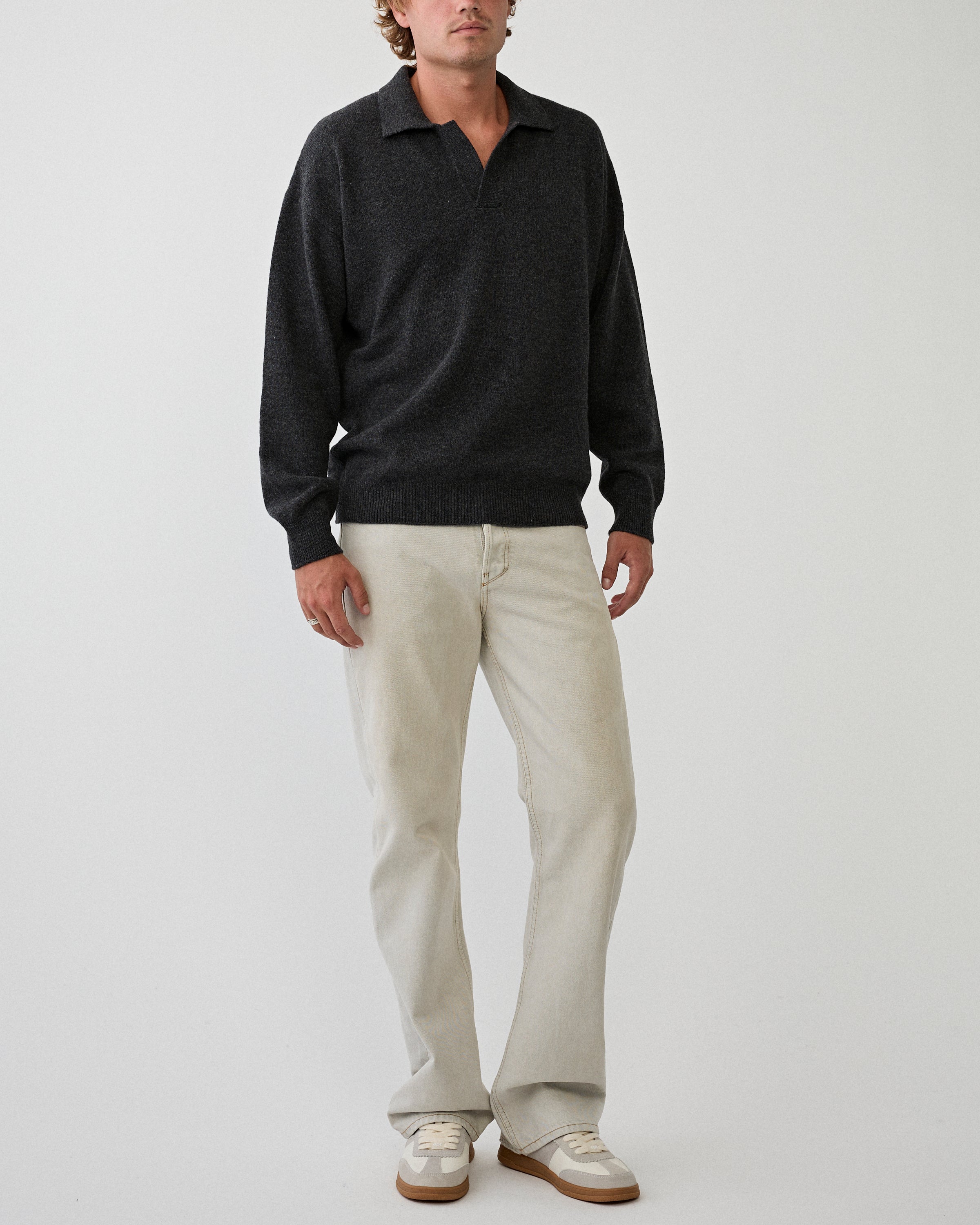 Skipper Polo ML Antracite