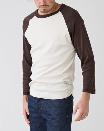 A.P.C. T-Shirt Quarter Beige Brown T-shirt L/S Men
