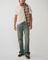 Franz Pin Tee Dirty White