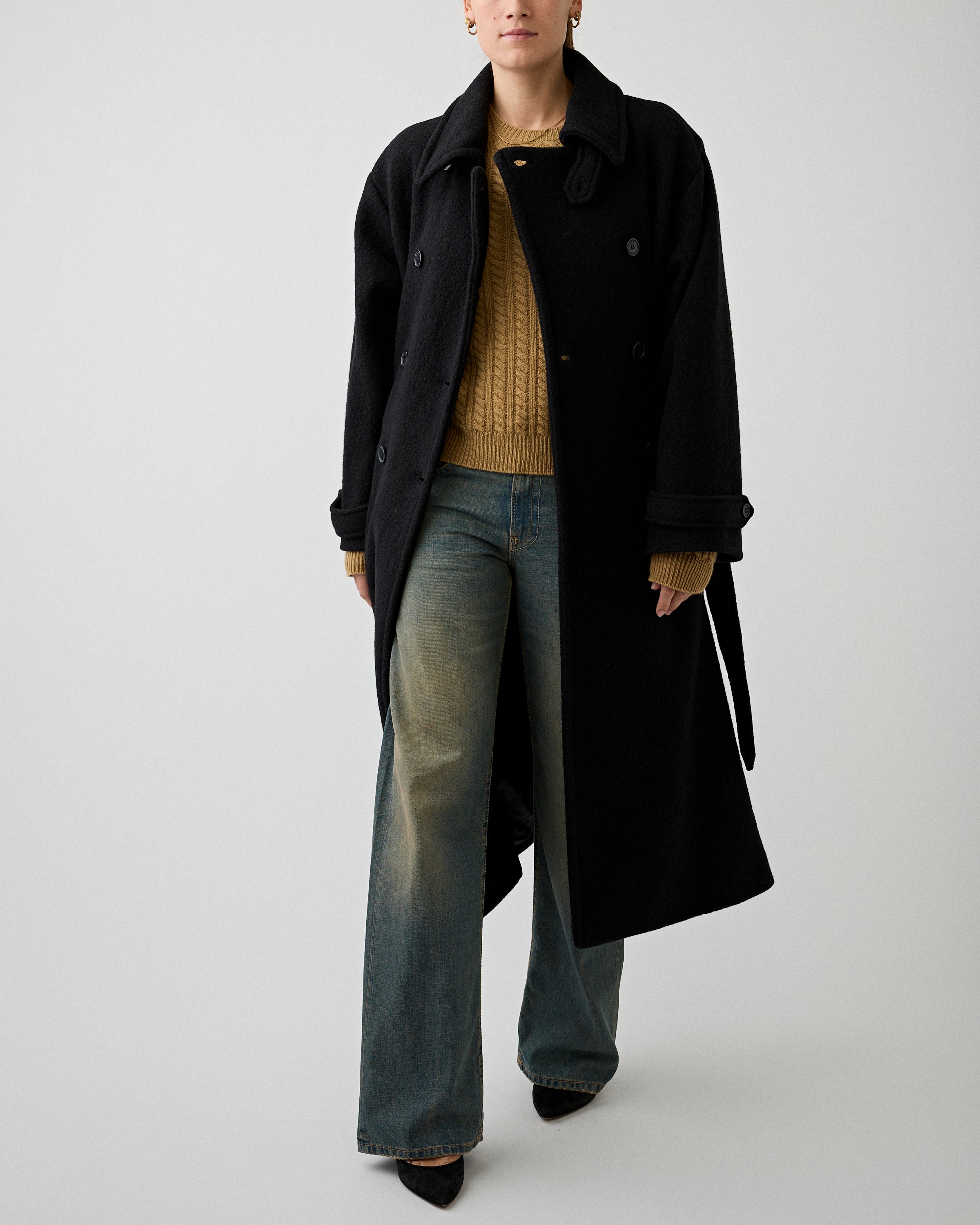 A.P.C. Manteau Lea Black JKT Long Women