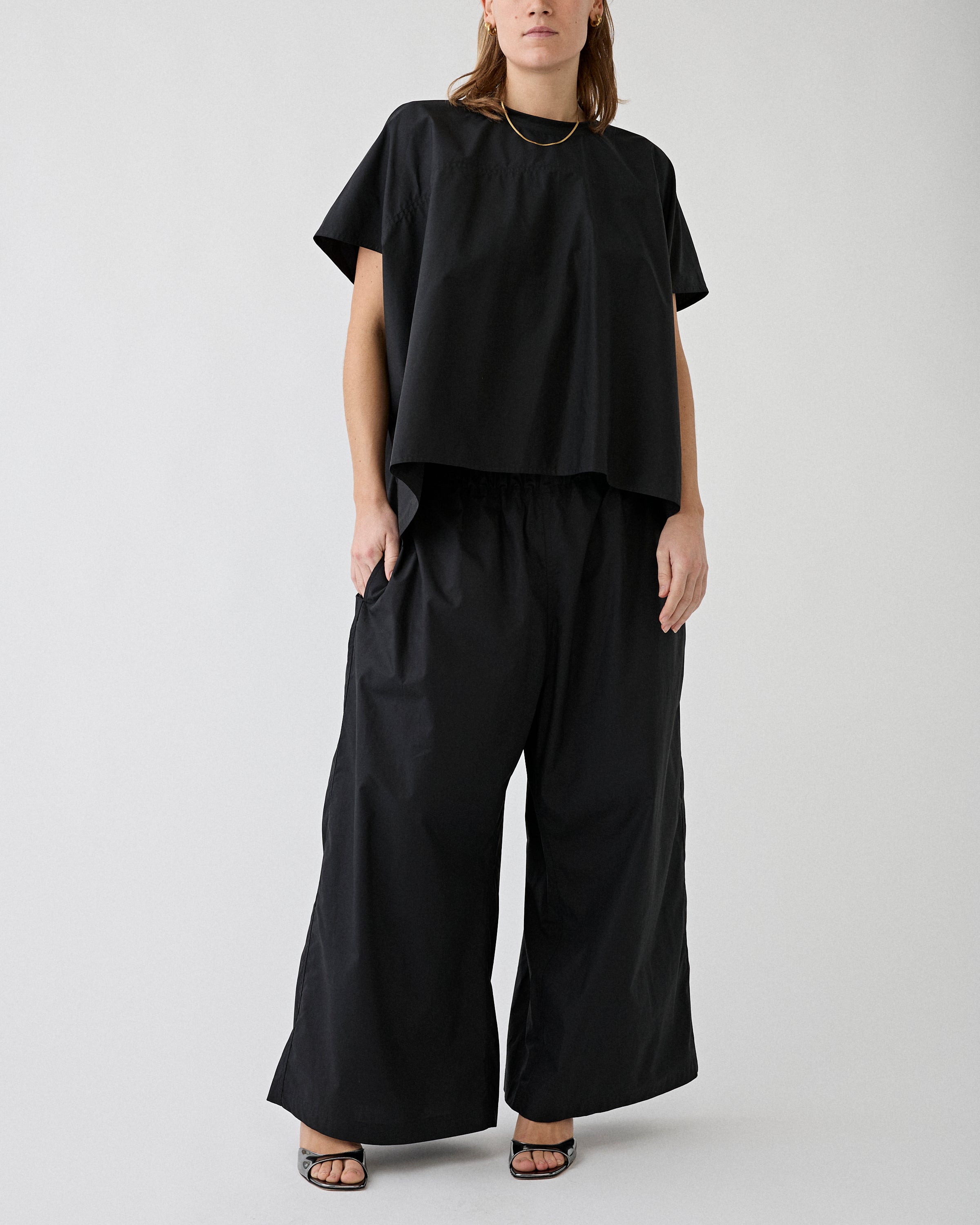 Sophie D'Hoore Wide Pants Black Pants Women