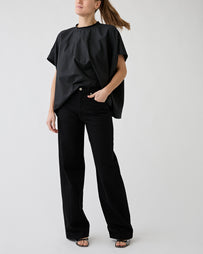 6397 Wide Jean Stay Black Denim Women