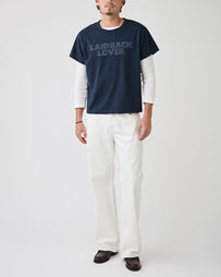 SECOND/LAYER Laidback Lover Tee Washed Navy T-Shirt S/S Men