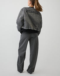 The Latest Dina Pants Grey Melange Pants Women