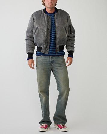 Stockholm Surfboard Club Bomber Black JKT Short Men
