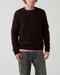 Roberto Collina Girocollo ML Casentino Moro Knitwear Men